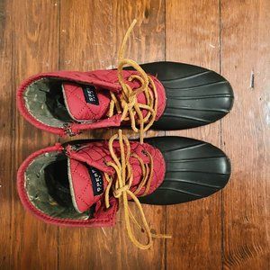 Sperry Saltwater Quilted Duck Boots | Size 7